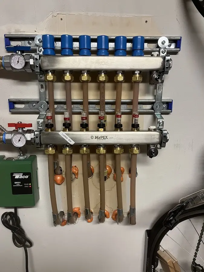 Plumber performing Leak Detection at a residential property in Beavercreek